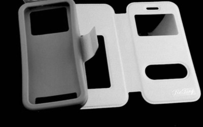 Кожени калъфи Kалъфи други модели Кожен калъф тефтер S-View за Utok 401D бял